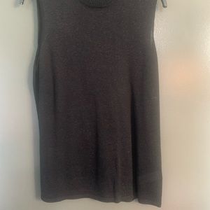 Mock neck sleeveless top